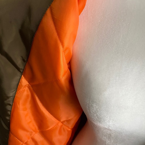 Forever 21 long bomber jacket Khaki - Picture 3 of 3